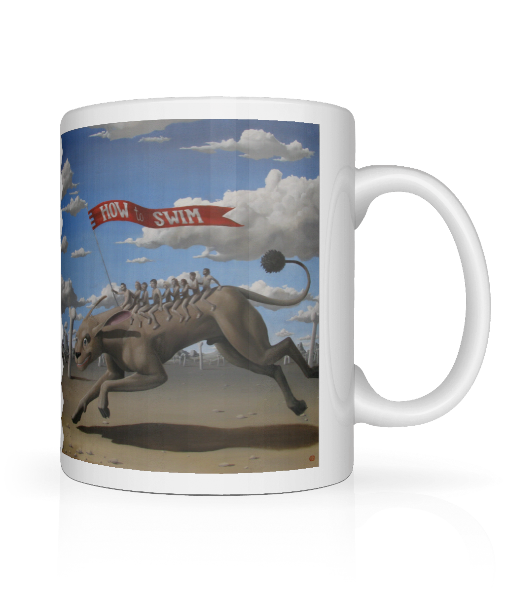 How To Swim Retina Mug