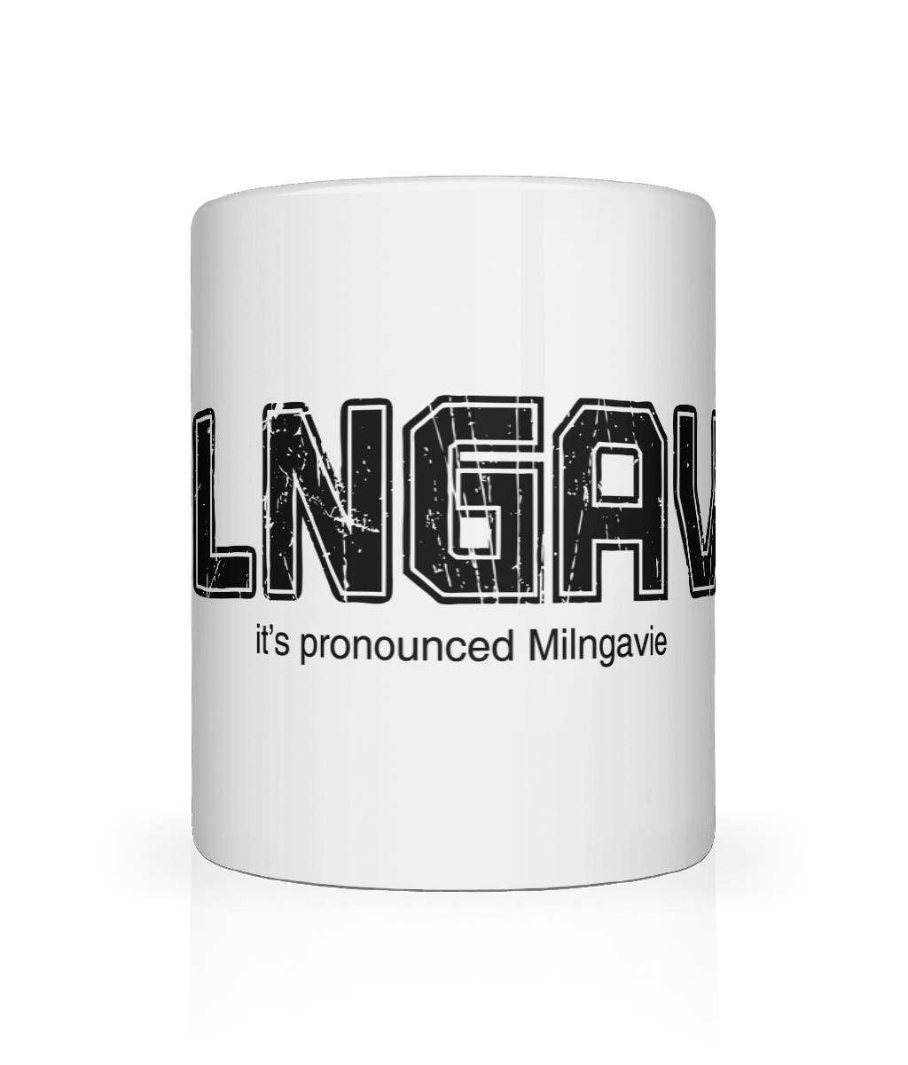 Mingavie (it's pronounced Milngavie) mug