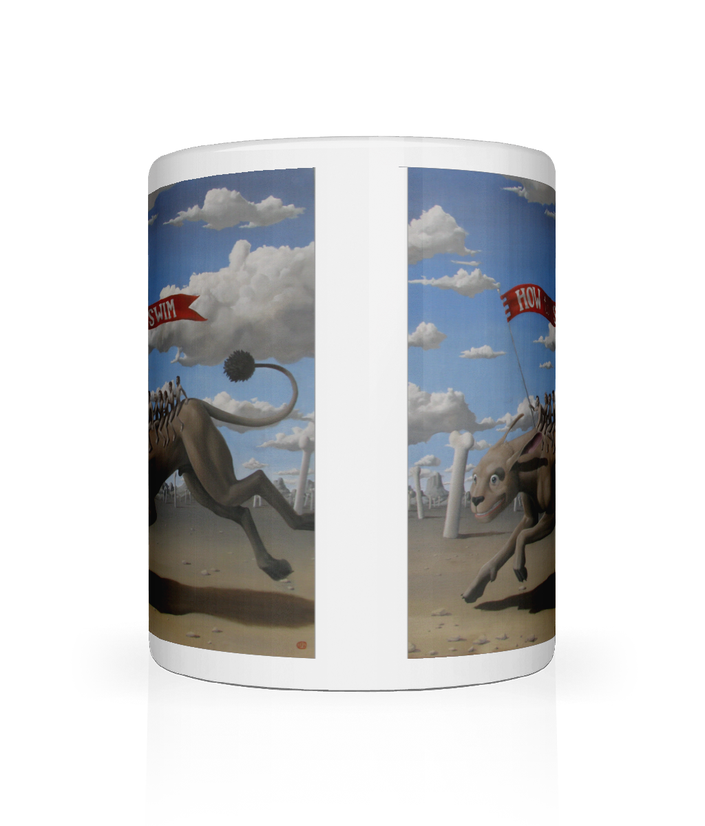 How To Swim Retina Mug