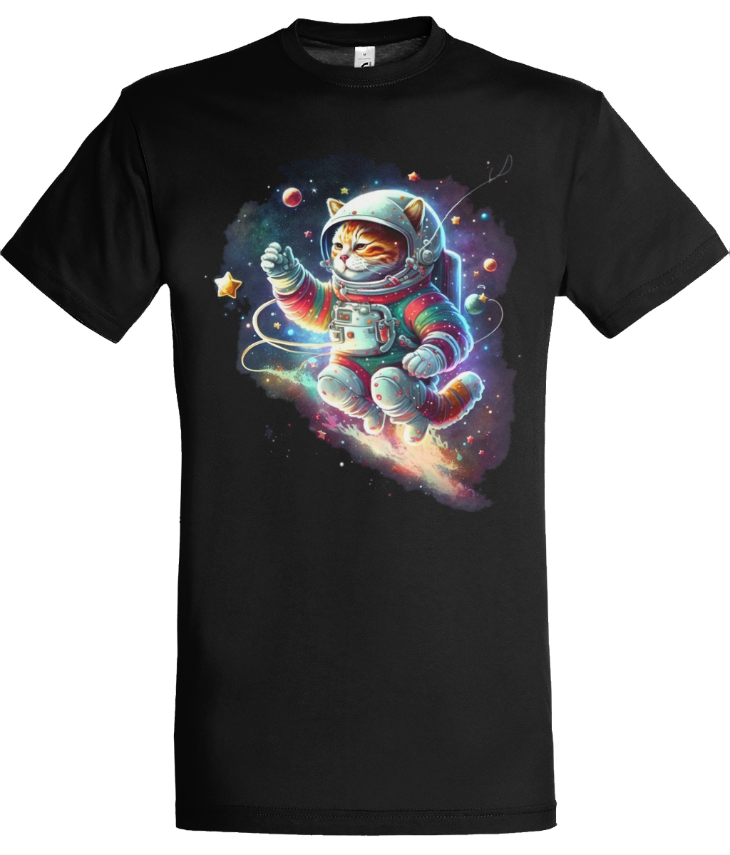 Floating in Space Cat