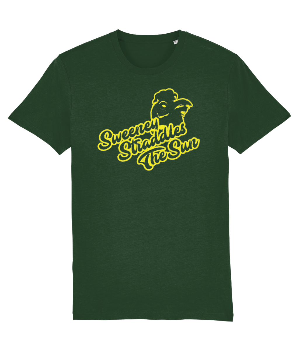Sweeney Straddles The Sun T-shirt (Bottle Green)